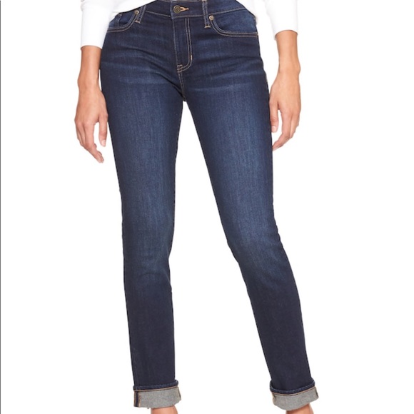GAP Factory Denim - Gap Factory Mid Rise Straight Cuff Jeans